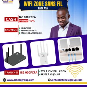 Home PACK AYA-WIFI SANS FIL- ROUTEUR ILIMITE